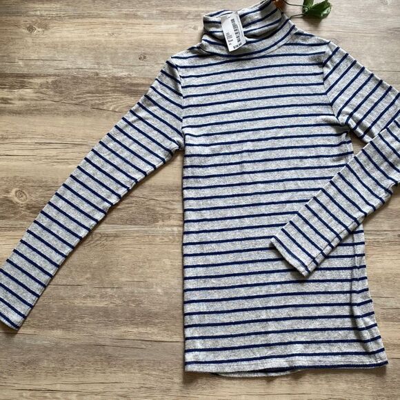 Hey Park and Lune Brooklyn Striped Long Sleeve Cozy Turtleneck Sweater Pullover‎ - Picture 5 of 12